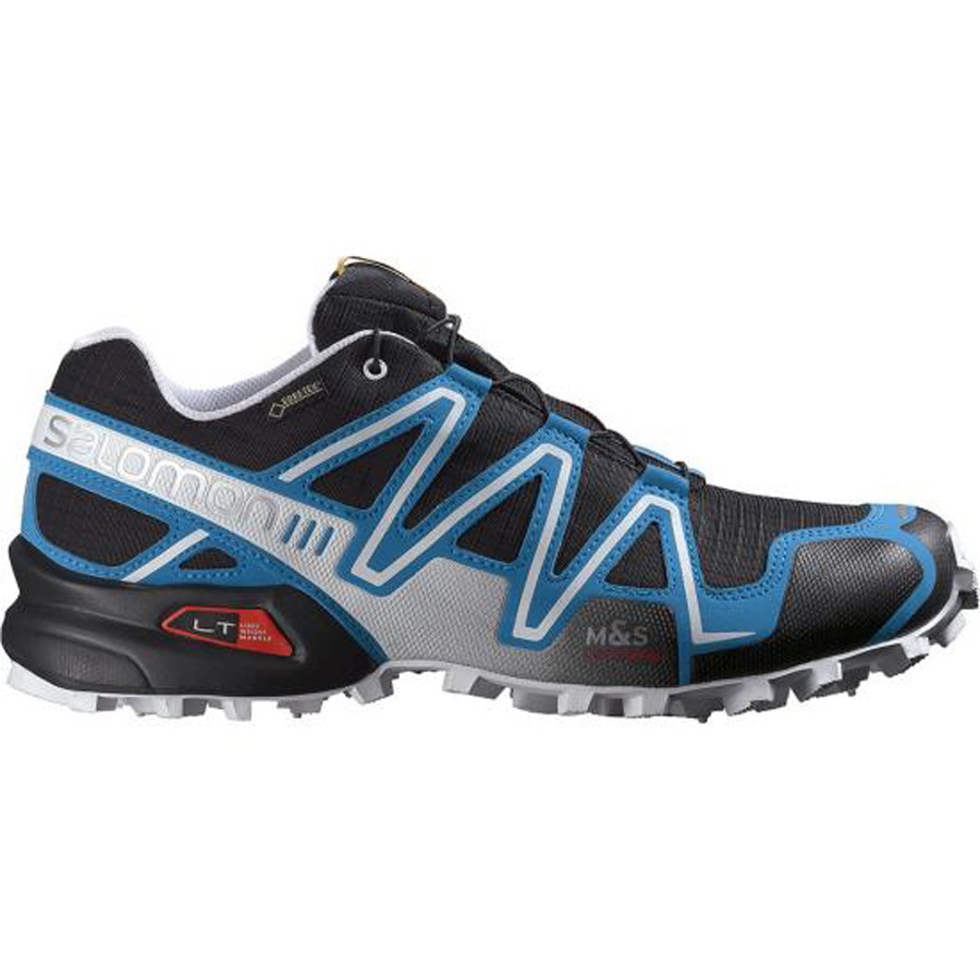 Salomon Speedcross 3 GTX Men's Trail Running Shoe, UK 6.5, Black/Blue Salomon Speedcross 3 GTX Men's Trail Running Shoe, UK 6.5, Black/Blue